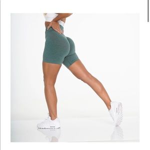 NVGTN forest green pro shorts